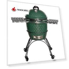 Керамический угольный гриль DinoEgg Classic Green