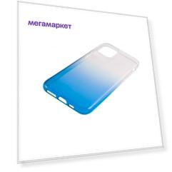 Чехол-накладка LuxCase для смартфона Apple iPhone 11 Pro Max, Прозрачный (Синий градиент)