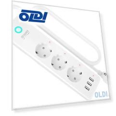 Умный сетевой фильтр Gosund Smart plug, 3 USB outlet, total 3.1A 3 sockets seperate controlled