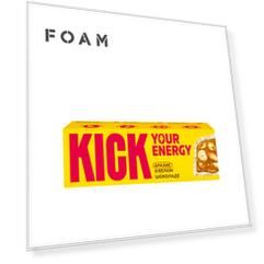 KICK KICK Арахисовый батончик в белом шоколаде 45 гр