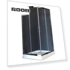 Душевой уголок Royal Bath 90х90 хром стекло прозрачное