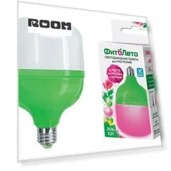 Лампа светодиодная для растений Uniel E27 20W матовая LED-M80-20W/SPSB/E27/FR PLS55GR UL-00006261