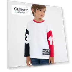 Футболка оверсайз с принтом Gulliver (110)