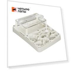 AntPlanet Муравьиная ферма мини Sand Pro, 22x16,8x6,5 см, белый