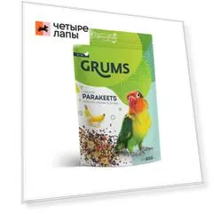GRUMS Корм для средних попугаев, 800 гр.