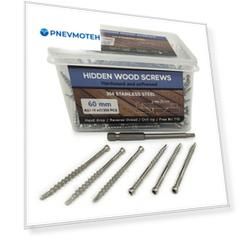 Саморезы Hidden Wood Screws A2 60 mm 350 шт