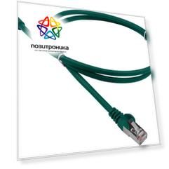 Патч-корд Lanmaster LAN-PC45/S5E-5.0-GN вилка RJ-45-вилка RJ-45 кат.5E 5м зеленый