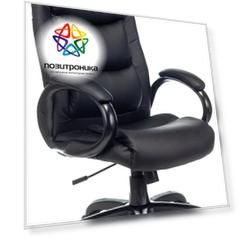 Кресло руководителя Бюрократ CH-S840N, обивка: эко.кожа, цвет: черный