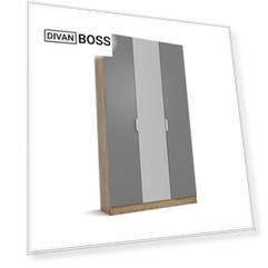 ШКАФ BOSS-120 Крафт табачный, Серый графит