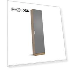ШКАФ BOSS-50 Крафт табачный, Серый графит