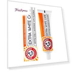 Паста зубная ARM & HAMMER EXTRA WHITE CARE отбеливающая с фтором 125 г