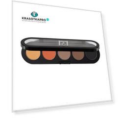 Make-up Atelier Paris, Палетка компактных подводок для глаз, натуральная