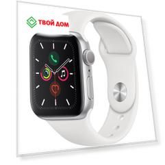 Умные часы Apple Watch Series 5 44 мм серебристый MWVD2RU/A