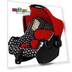 Автокресло Siger "Эгида" Disney Люкс Микки Маус мим, 0-13 кг, красное