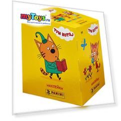 Бокс с наклейками Panini Три кота, 250 наклеек