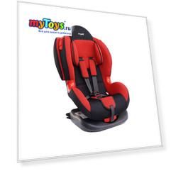 Автокресло Siger Кокон isofix 9-25 кг, красный