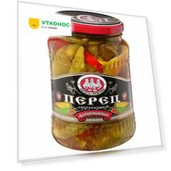 Перец Скатерть-Самобранка стручковый маринованный 620 г