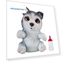 Интерактивная игрушка Little live Pets Сквиши-щенок OMG Pets! Хаски