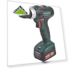 Дрель-шуруповерт аккумуляторная ударная Metabo PowerMaxx SB, 12 В Li-ion 2х2 Ач