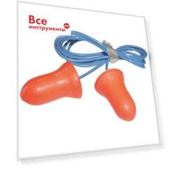Противошумные вкладыши-беруши со шнурком, 100 пар