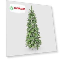 Ель новогодняя National tree bristleslim с шишками 210 см