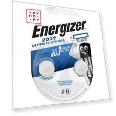 Батарейка ENERGIZER Ultimate Lithium CR 2032 3V, таблетка (2 шт)