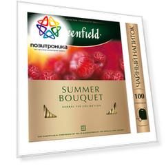 Чай Greenfield Summer Bouquet фруктовый малина 100пак. карт/уп. (0878-09)