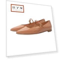 Кожаные балетки Ribbon Jane Gianvito Rossi