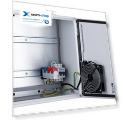 Шкаф NSGate NSB-3838H1 B383H1F0 380x380x210 комплект [1, 2] с нагревателем, без оптического кросса