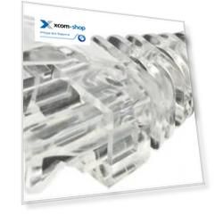 Хвостовик Eurolan 13A-00-11WT гибкий Q-PLUG, 6,0 мм, без цвета, упаковка 50 штук