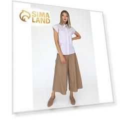 Рубашка с накладными карманами, размер 52