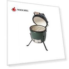 Керамический гриль Big Green Egg Mini зеленый 25 см