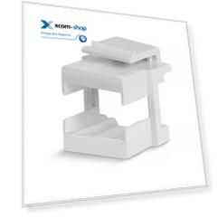Вставка Cabeus MBA-SC-LC формата Keystone Jack, для проходного адаптера SC или Duplex LC
