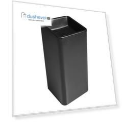 Напольная раковина SantiLine 41 см SL-4013МВ черная матовая