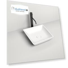 Раковина накладная Salini  Callista 04 S-Stone 38 см 1101208SMF из искусственного камня, матовая, RAL полностью