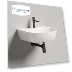 Раковина подвесная Salini  Alda Wall 02 S-Stone 58 см 140322M из искусственного камня, белая матовая