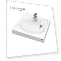Раковина над стиральной машиной Paulmark Mond 60 см pm720431  белая
