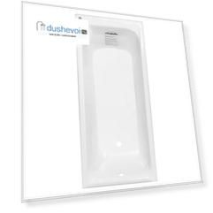 Чугунная ванна Castalia Prime 170x75 Ц0000144 без ручек, белая