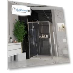 Душевой уголок Intense 120x80, хромированный профиль, без поддона