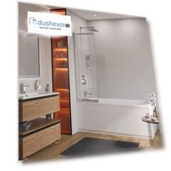 Шторка для ванн Cezares Slider 100x150 прозрачное, хром профиль