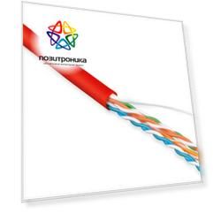 Кабель Hyperline UUTP4-C5E-S24-IN-LSZH-RD-305 красный 305м