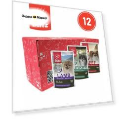 Влажный корм для собак Blitz Holistic набор паучей 85г x 12 шт