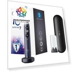 Электрическая зубная щетка Oral-B 7 Onyx черный (7 black onyx)