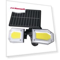 светильник светодиодный DUWI Solar LED поворотный 25Вт 6500К 820Лм IP65 черный