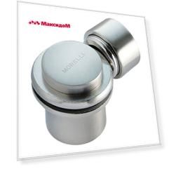 фиксатор для двери магнитный MORELLI MDS-4 белый никель