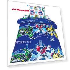 постельное белье 1,5сп MONA LIZA Transformers бязь 1 нав.50х70см, арт.521504/3