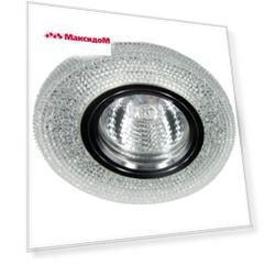 светильник встраиваемый DE FRAN Crystalline MR16 4000К зеркальный прозрачный