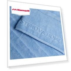 полотенце махр. STENOVA HOME Wave 100х160см голубое, арт.16446 ПТХ-10403-3419