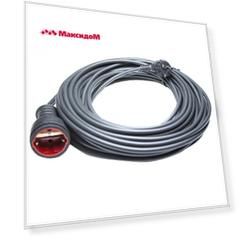 удлинитель Реальная Электрика 1 гнездо 20м с/з 16А IP44 3х1,5кв.мм ПВС черный