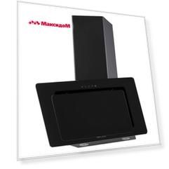 вытяжка KRONA LIVA 600 BLACK S 60см 715куб черн.стекло